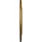 Ekena Millwork Jefferson Ceiling Medallion (Fits Canopies up to 5"), 26 1/2"OD x 3 5/8"ID x 1 1/2"P, Gold CM26JEGLS - alternate 2
